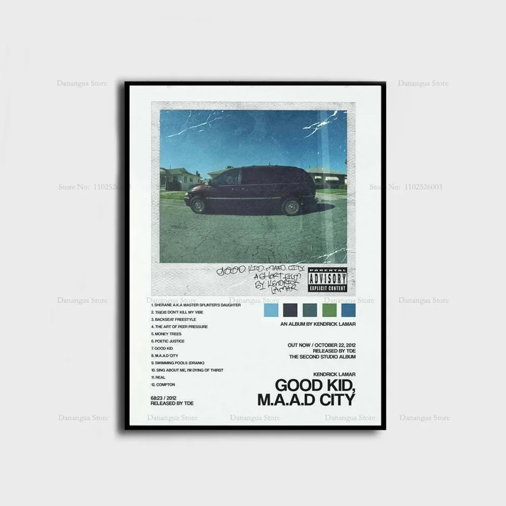 Music Album Cover Poster Prints Wall